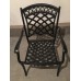 Patio dining chairs 12 Pk aluminum indoor outdoor garden furniture dark seating