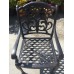 Patio chairs set of 6 outdoor Aluminum Flamingo Furniture Bronze