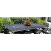 Patio Dining Set outdoor 11pc Elisabeth Aluminum Extension Rectangle 48” x 132"