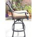Outdoor patio bar stool Palm Tree barstools cast aluminum Desert Bronze