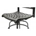 Bar stool's arm-less Set of 2 Outdoor Patio Furniture Cast Aluminum